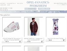 Tablet Screenshot of opel-fanatics-pforzheim.de